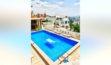 (Auto Translate!) New 4-storey hotel for sale in Vedzisi. The hotel has a terrace yard, pool, cafe. An unusual cellar with its own yard. Separate pool work is also possible. Going for events. There are 12 high-end rooms. Has unusual verandas, with stunning views. With furniture and all kinds of appliances. Those who buy directly can come up with it, because the hotel is equipped with all kinds of comforts.