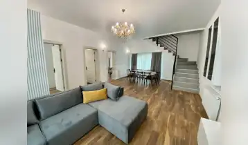 (Auto Translate!) A new built and renovated house for sale in Gldani, side by side, a new recreational space is being made, at a high level. The house is located near the Akhmeteli subway. The house is currently rented for $ 1750.