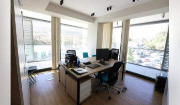 Rented Office for Sale (International tenant). Details below:.
An "A" Class office space for sale with an existing international tenant in "Domus" Building, 47 Chavchavadze Avenue, just across the Vake Park. 
Rental Income: USD 36.000 (VAT included). 
There are 5 separate rooms (4 working rooms and 1 meeting room) with floor-to-ceiling window, kitchen, storage, WC, 2 outside parking lots. The total space of the property is 153 sqm (terrace- 50 sqm);
- Price: 450,000 USD without VAT
