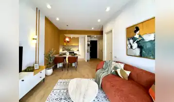(Auto Translate!) A newly renovated, uninhabited apartment is for sale, fully furnished and equipped. The interior of the apartment is made by the company "DESIGN HOUSE by Ruso Nikolaishvili".

The apartment is in the residential complex "Your house near the university". The apartment has a view of the square.
The complex includes
21,670 square meters of green area. The main square is 10,000 square meters.
Children's and recreation spaces. Bicycle paths
Protected income with a barrier 
24-hour video surveillance and security service